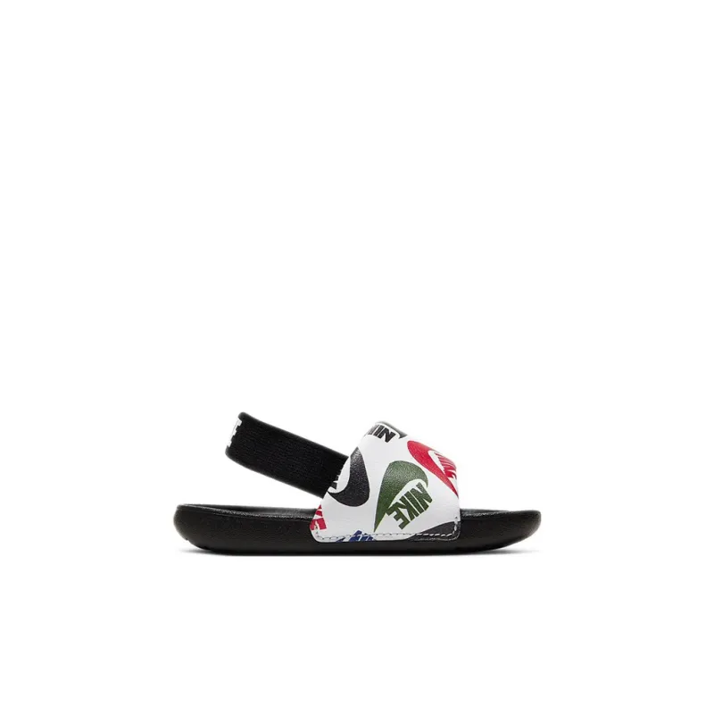 Nike Kawa Slide Low Top Toddler Shoes Black White Infant And Toddler-1