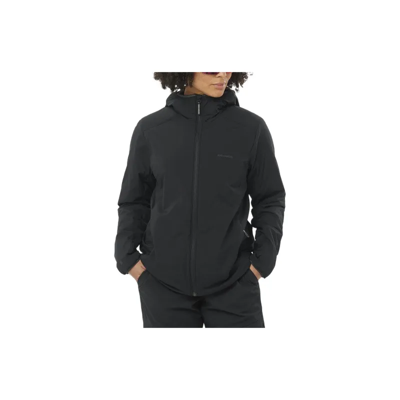 SALOMON Mountain Puffer Jacket Women's Pitch Black-1