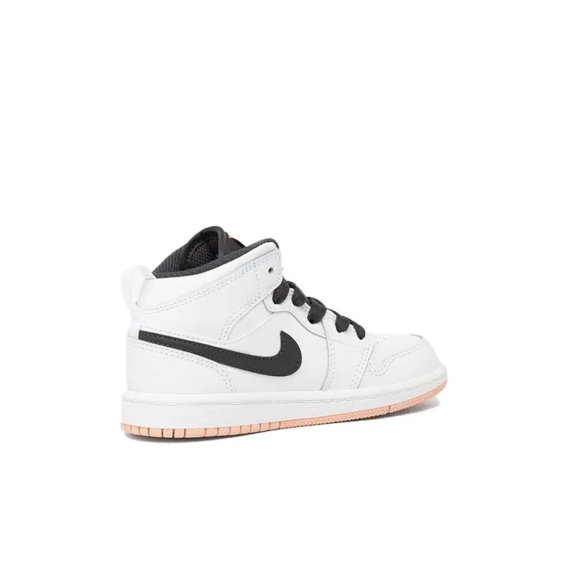 Jordan 1 Mid PS White Arctic Orange-3