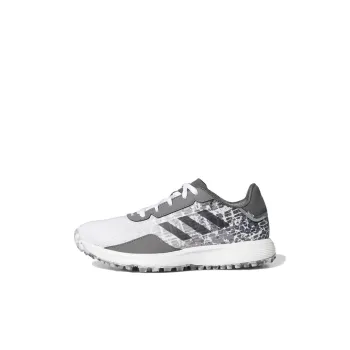 Adidas S2G Juniors' Spikeless Golf K Abrasion Resistant Kids' Training Shoes White Gray Kids'