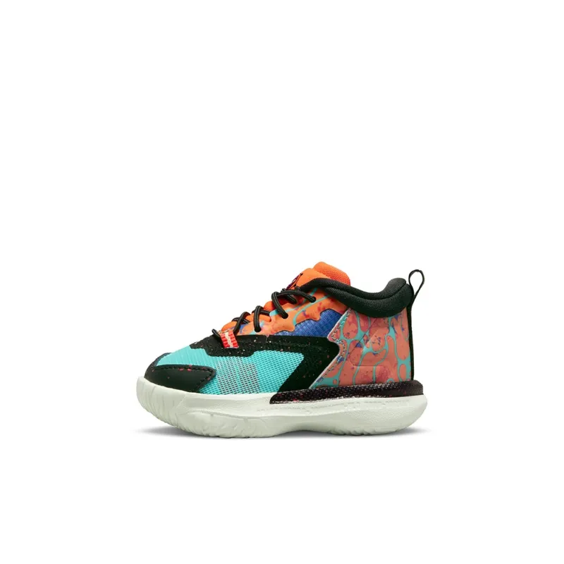 Jordan Zion 1 Zion 1 Cushioning, Wear Resistant Mid Top Toddler Shoes Orange Green Infant And Toddler-0