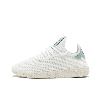 Pharrell Williams x Adidas Originals Tennis Hu J Breathable And Lightweight Kids' Training Shoes White Teenagers