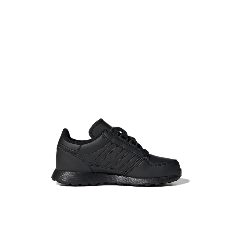 Adidas Originals Forest Grove Abrasion Resistant Low Top Kids Lifestyle Shoes Black Children Aged 3 7 Years Old-1