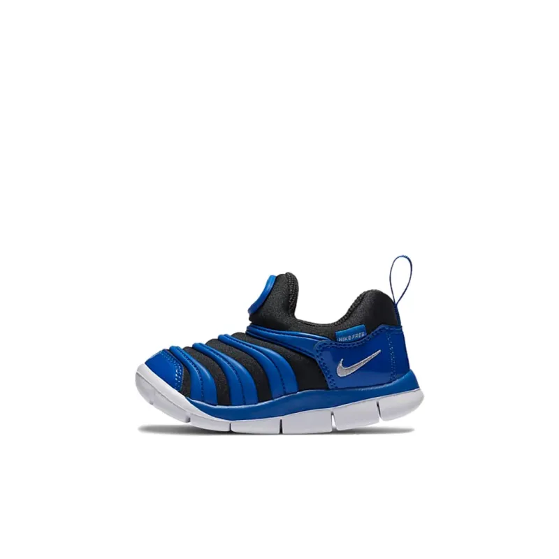 Nike Dynamo Free Slip Resistant Cushioning Support Low Top Toddler Shoes Blue Black Infant And Toddler-0