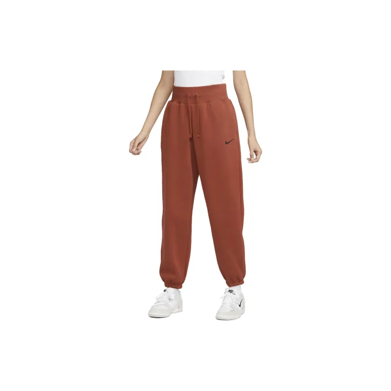 Nike Knitted Sports Pants Women's Torn Orange-2