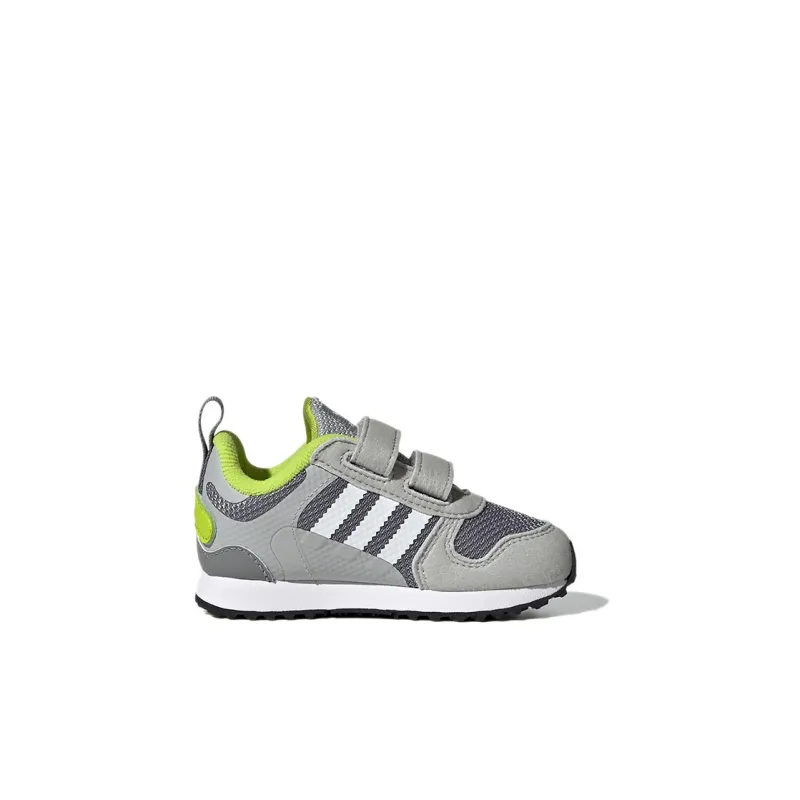 Adidas Originals ZX 700 HD CF I Abrasion Resistant Low Top Toddler Shoes Gray Infant And Toddler-1