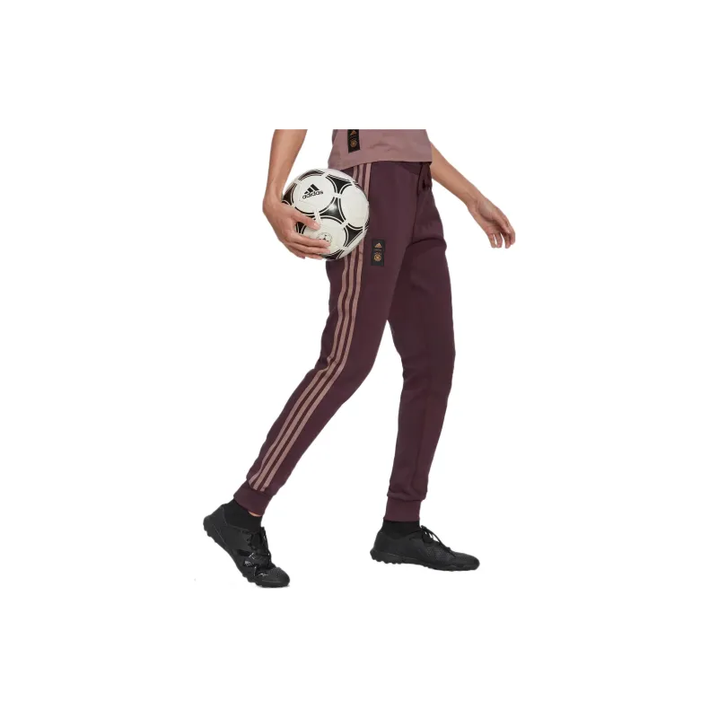 Adidas Knitted Sweatpants Women's Dark Reddish Purple-3