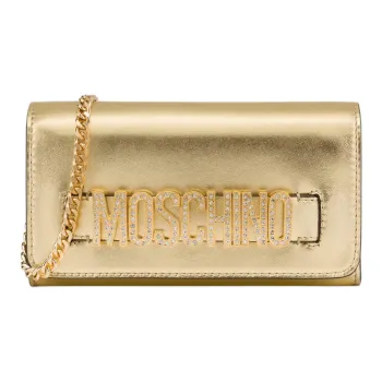 MOSCHINO Sheepskin Handbag Mini Women's Gold