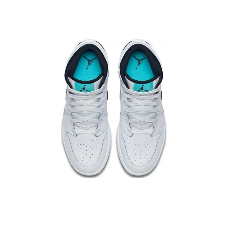 Jordan 1 Retro Mid GS Hyper Jade-2