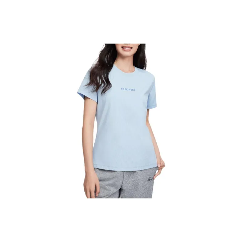 Skechers T Shirt Women's Cashmere Blue-2