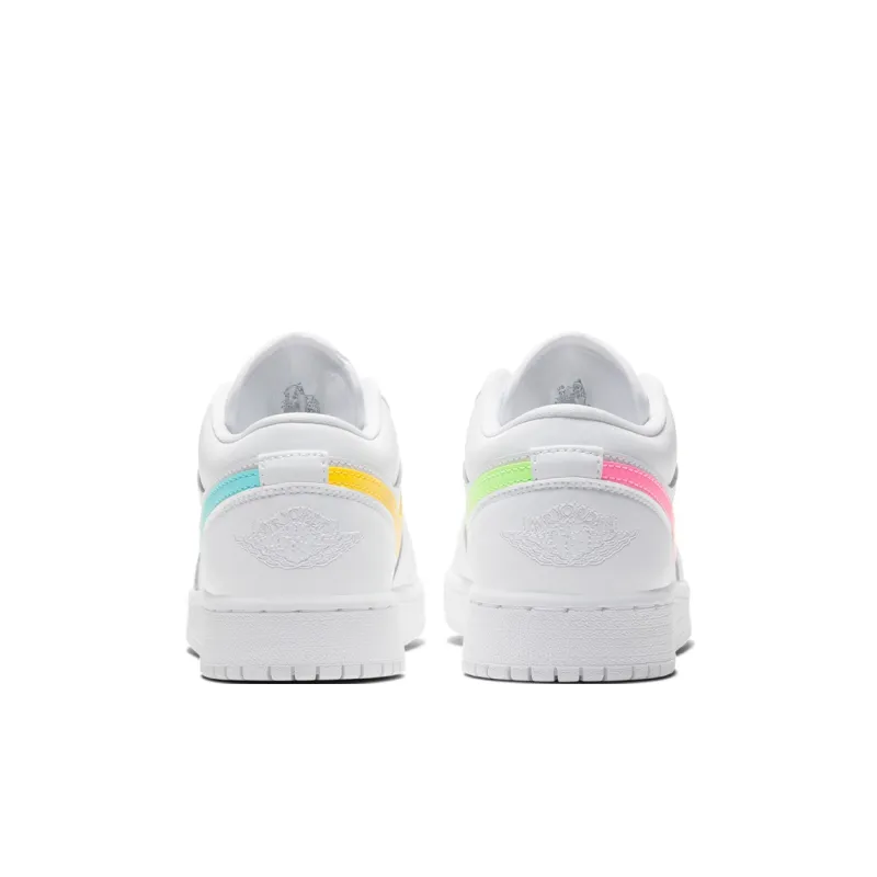 Jordan 1 Low White Neon GS-3