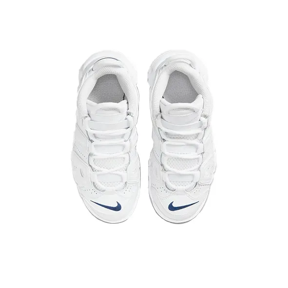 Nike Air More Uptempo White Navy Swoosh PS-3