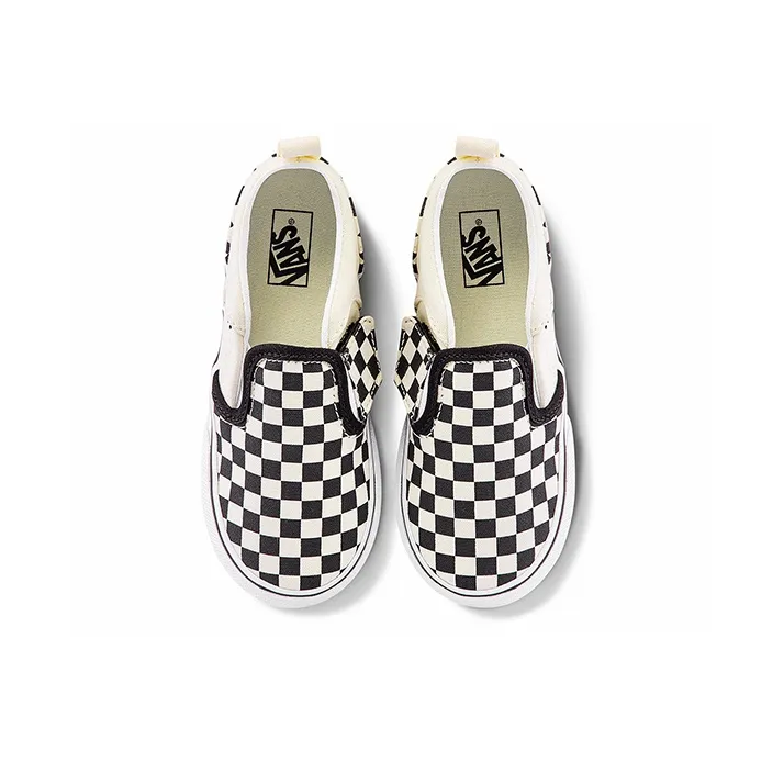Vans Asher   V Toddler 'Checkers - Black Natural'-2