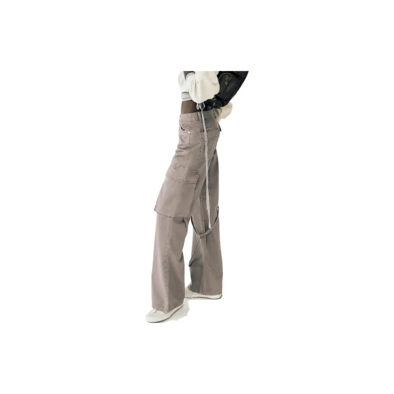 ZARA Cargo Pants Women's Purple-4