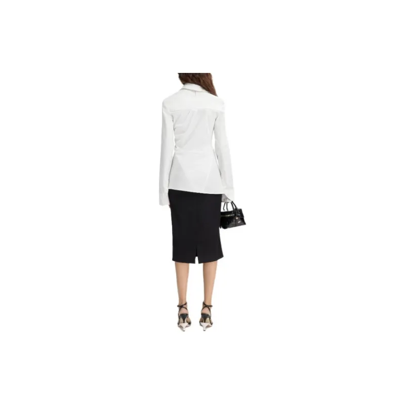 Jacquemus La Chemise Pablo Asymmetric Shirt-2