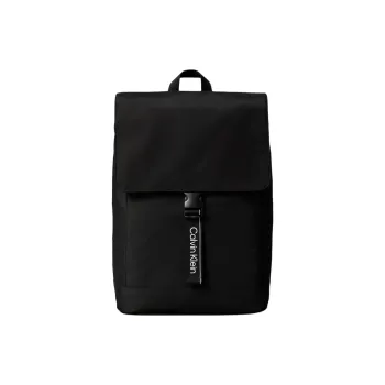 CALVIN KLEIN Recycled Polyester Backpack Unisex Black