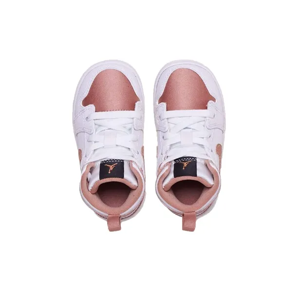 Jordan Air Jordan 1 Anti-Slip And Wear-Resistant Lightweight High-Top Toddler Shoes Infant And Toddler-2