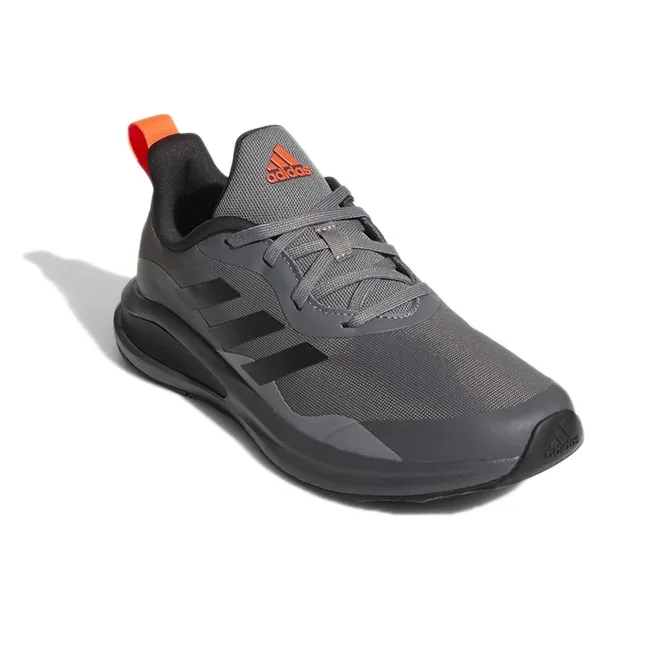 Adidas Fortarun Lace Running J Low Top Kids' Running Shoes Smoke Gray Teenagers-2