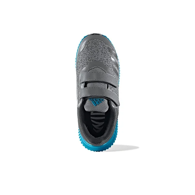 Adidas Fortarun Wide Cf K Wear-Resistant Athletic Shoes Gray Blue Multicolor Kids'-2