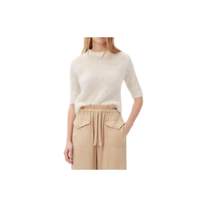 GANNI T Shirts Women's White-5