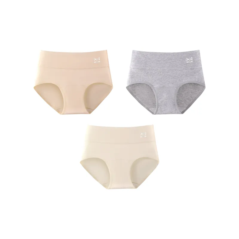 MIIOW Solid Cotton Underpants Women's 3 Pack-8