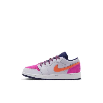 Jordan 1 Low GS Fire Pink Hyper Crimson