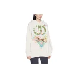 GUCCI Tiger Interlocking G Hooded Sweatshirt 'Off white'