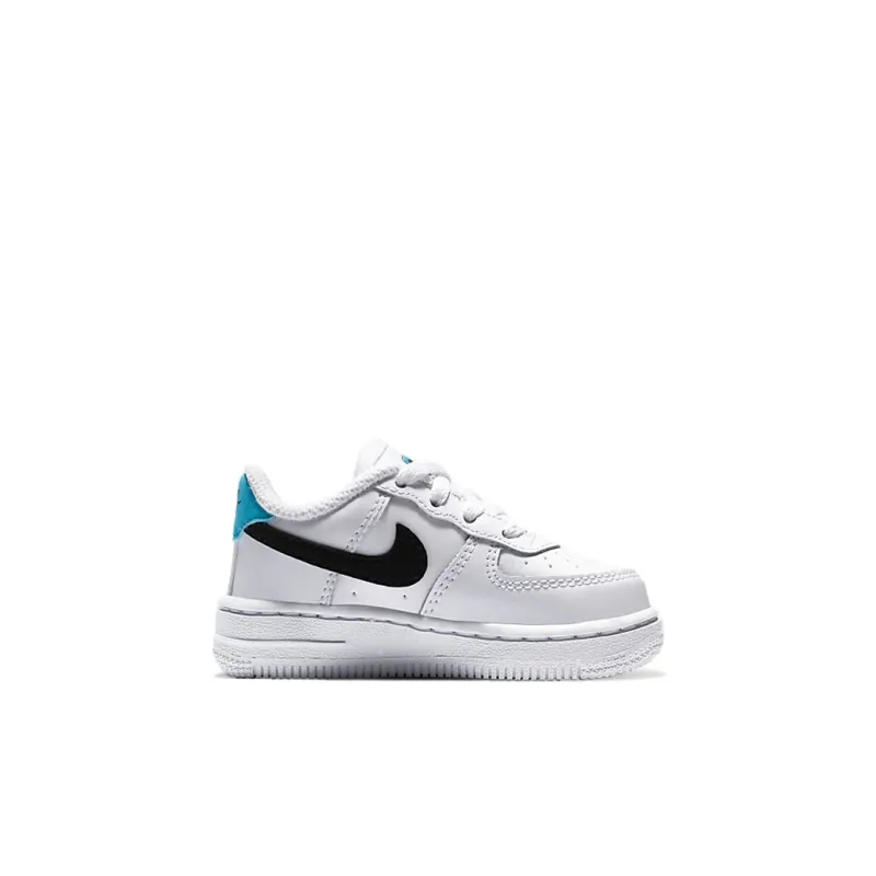 Nike Air Force 1 Worldwide Low Top Skateboard Shoes White Black Blue Infant And Toddler-1