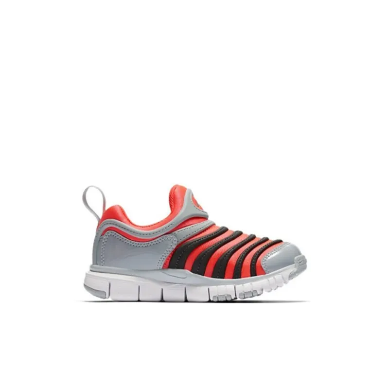 Nike Dynamo Free Kids Lifestyle Shoes Gray Red Children Aged 3 7 Years Old-1