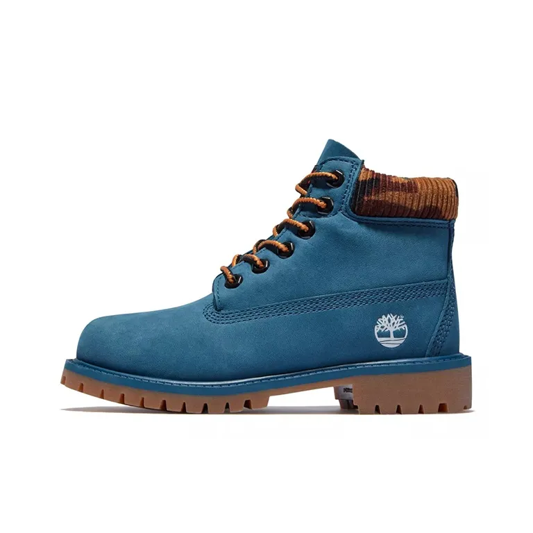 Timberland Waterproof And Wear resistant Low Shaft Kids' Boots Ocean Blue Teenagers-0