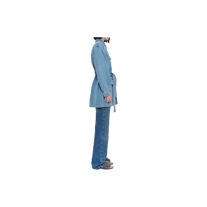 BIMBA Y LOLA Denim Jacket Women's Blue-1