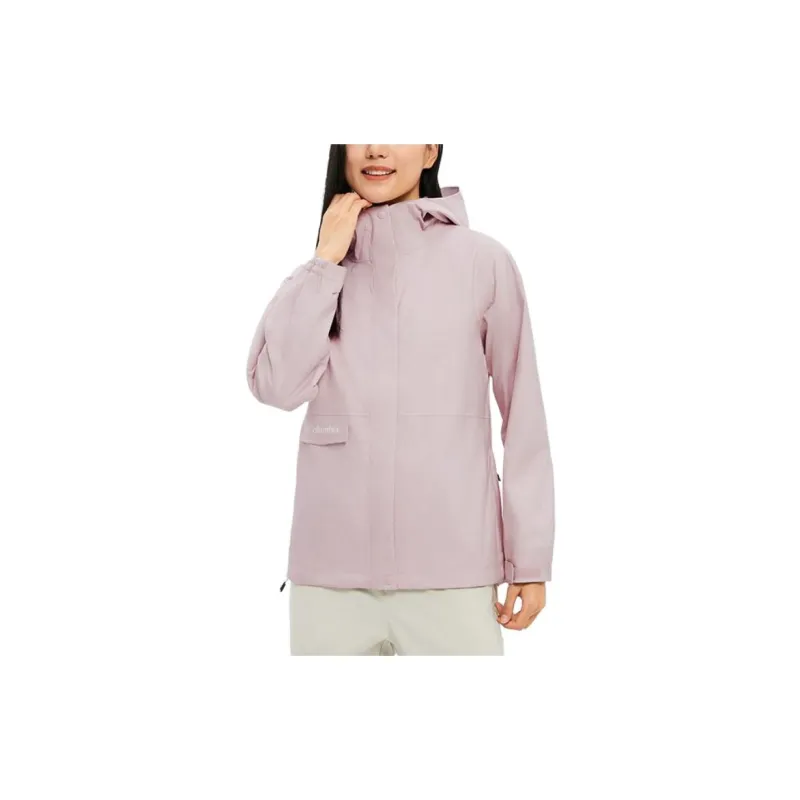 Columbia Waterproof And Windproof Windbreaker Jacket Women's Pink-1