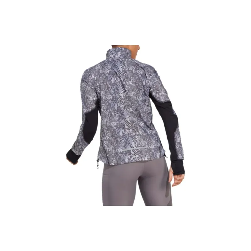 Adidas FAST RUNNING ITERATION JACKET Jackets Coats Women's Black/White-2