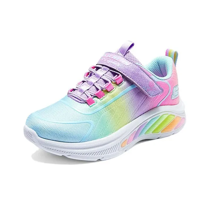 Skechers Shock Absorbers Low Top Kids' Running Shoes Purple Yellow Kids'-2