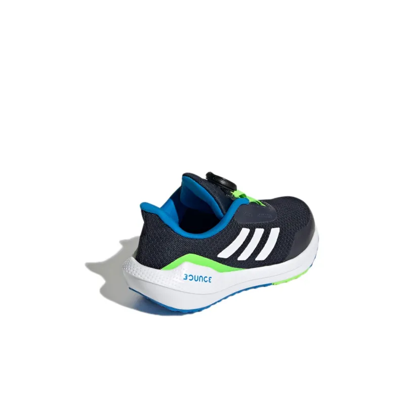 Adidas EQ21 Run Boa Bounce Abrasion Resistant Low Top Kids' Running Shoes Blue Kids'-3