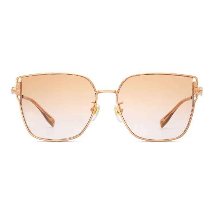 FILA Alloy Butterfly Sunglasses Unisex Gold/Silver Gray/Black-3