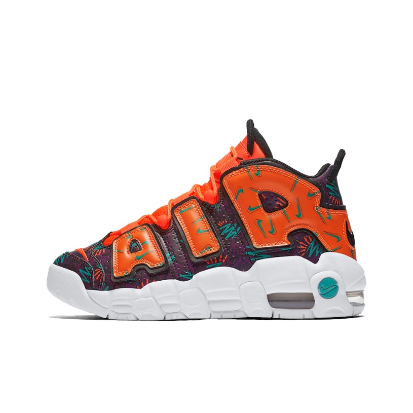 Nike Air More Uptempo outlet GS What The 90's Pack AT3408-800 Youth 7y