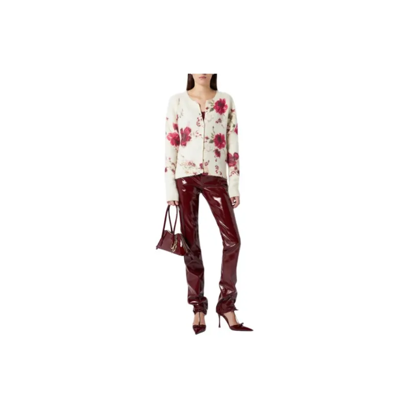 Blumarine Rose print Cardigan-1