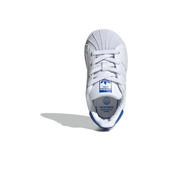 Adidas Originals Slip Resistant Low Top Toddler Shoes White Blue Infant And Toddler-4