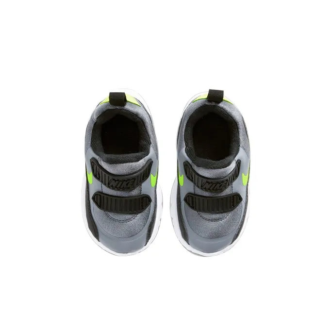 Nike Air Max Tiny 90 Shock Absorbers Low Top Running Shoes Black Silver Infant And Toddler-2