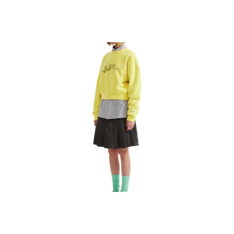 Kirsh FW23 Sweatshirt Women's Yellow-2