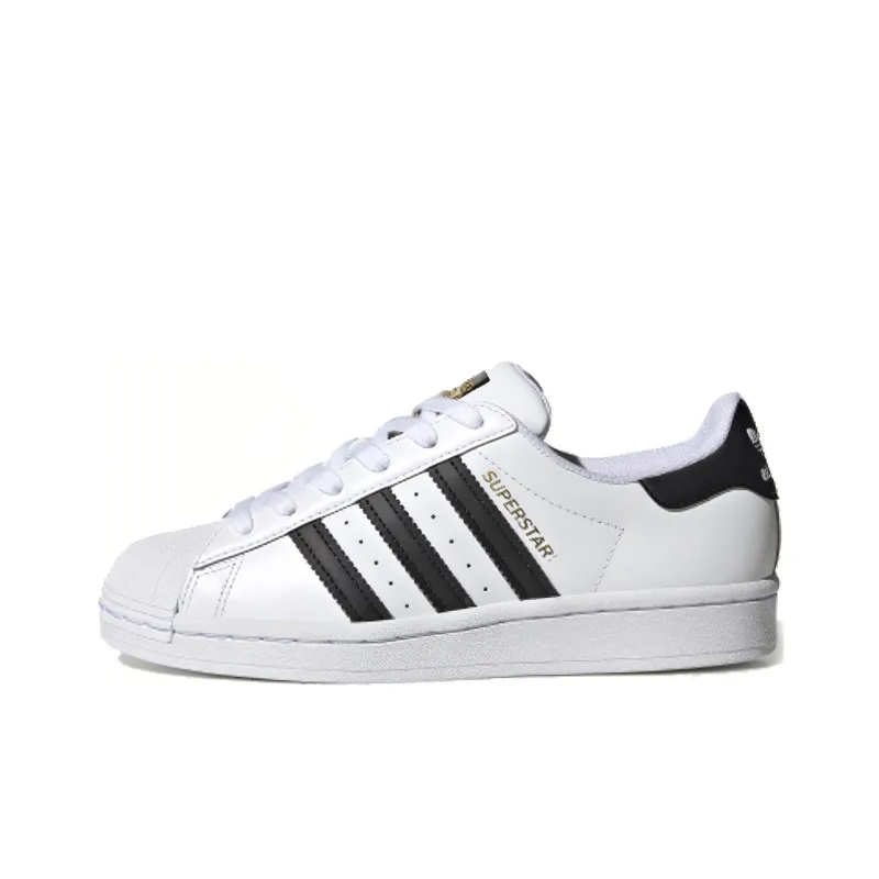 Adidas Superstar Cloud White Core Black Gold GS-0