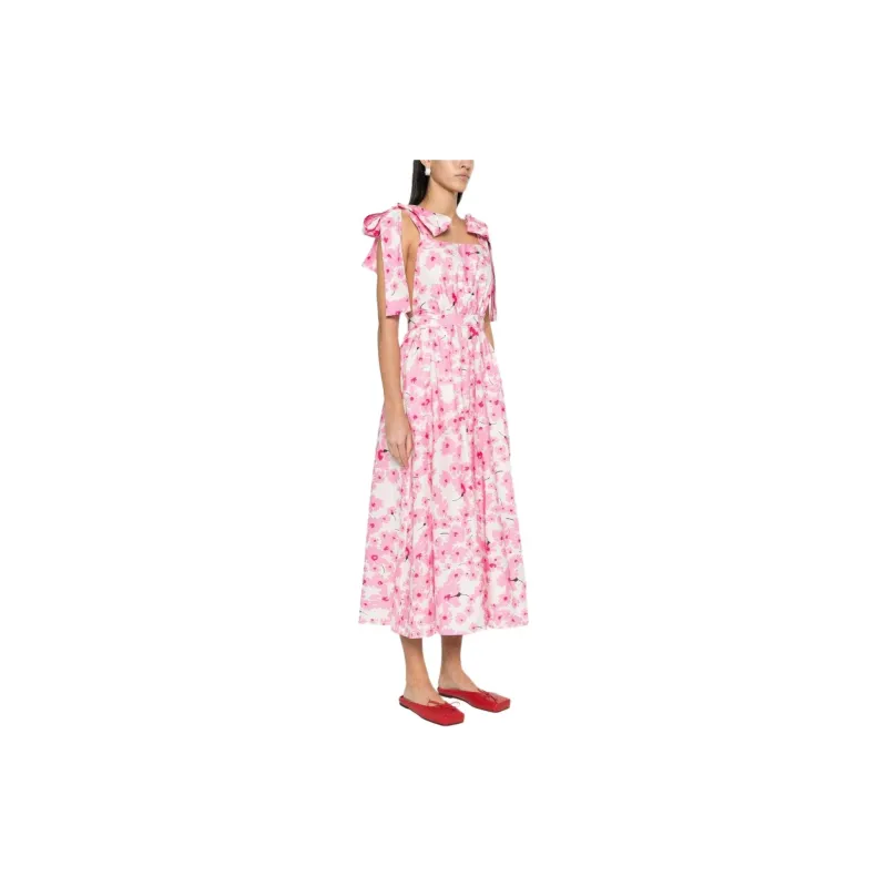 MSGM Slip Dresses Women's Pink-3
