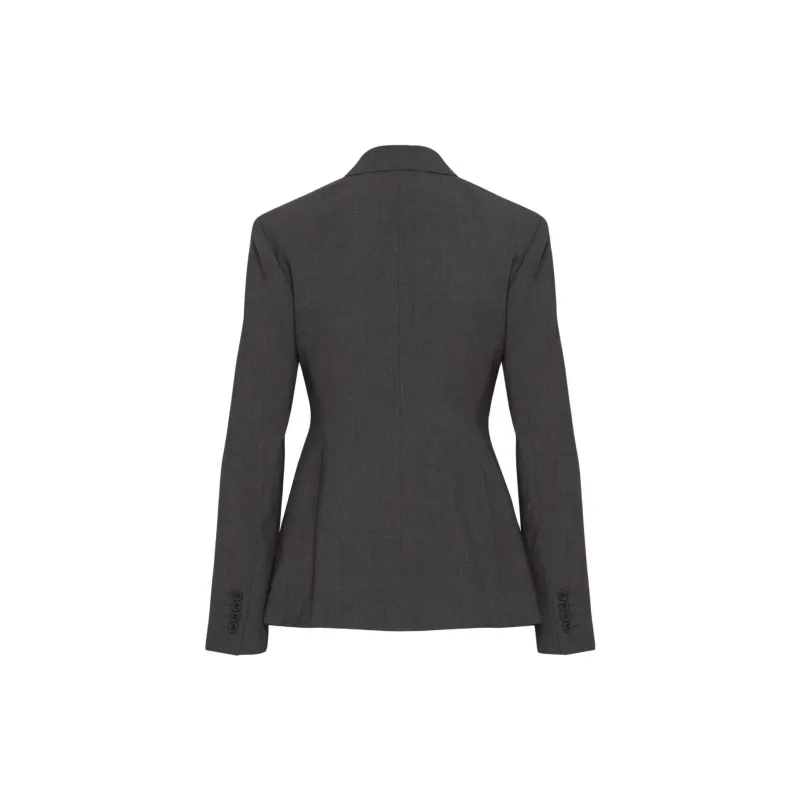 ARITZIA FW24 Babaton Intelligence Blazer Business Suit Women's Heather Charcoal/Stone Phoebe Zhennan Charcoal-1