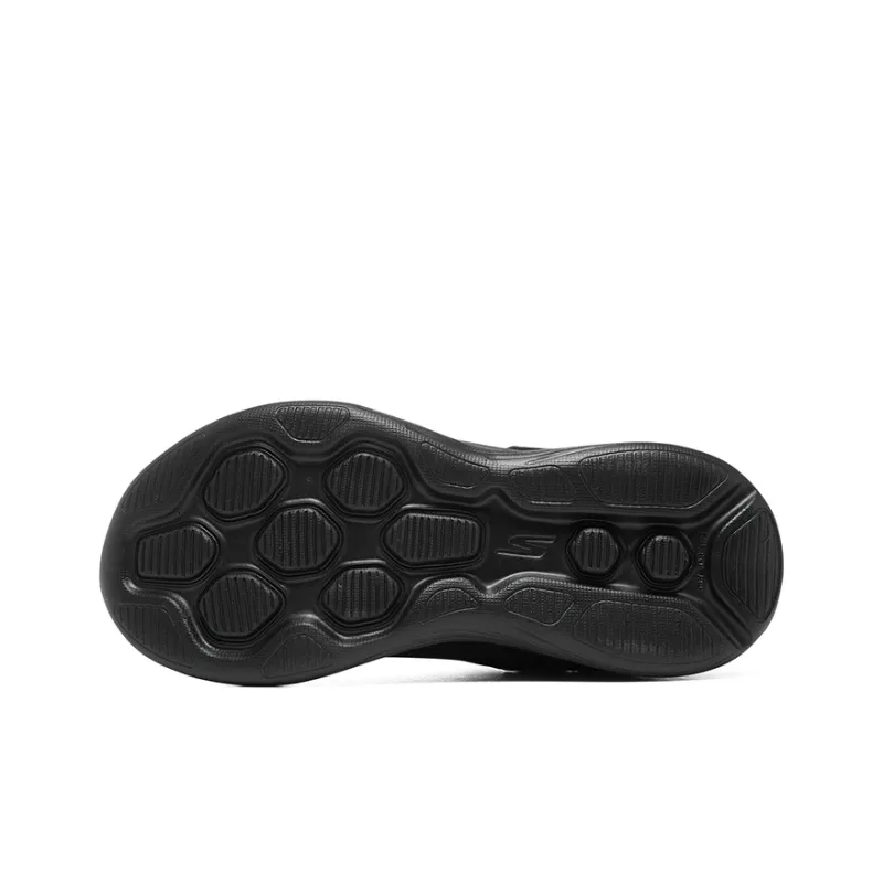 Skechers Go Run 400 V2 Abrasion Resistant Low Top Kids Lifestyle Shoes All Black Teenagers-4