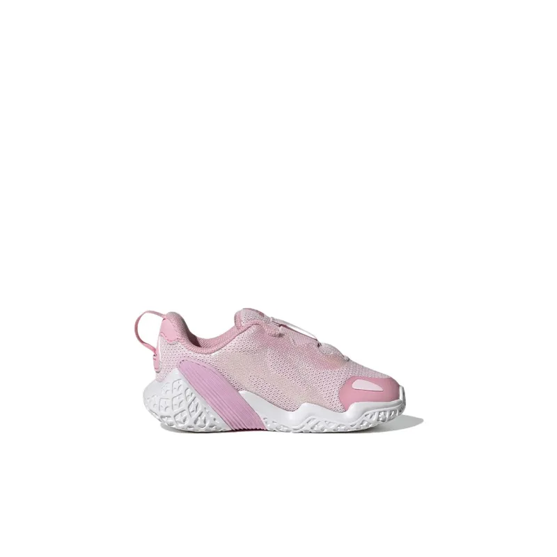 Adidas 4Uture Anti Slip Wear Resistant Low Top Running Shoes Pink Infant And Toddler-1