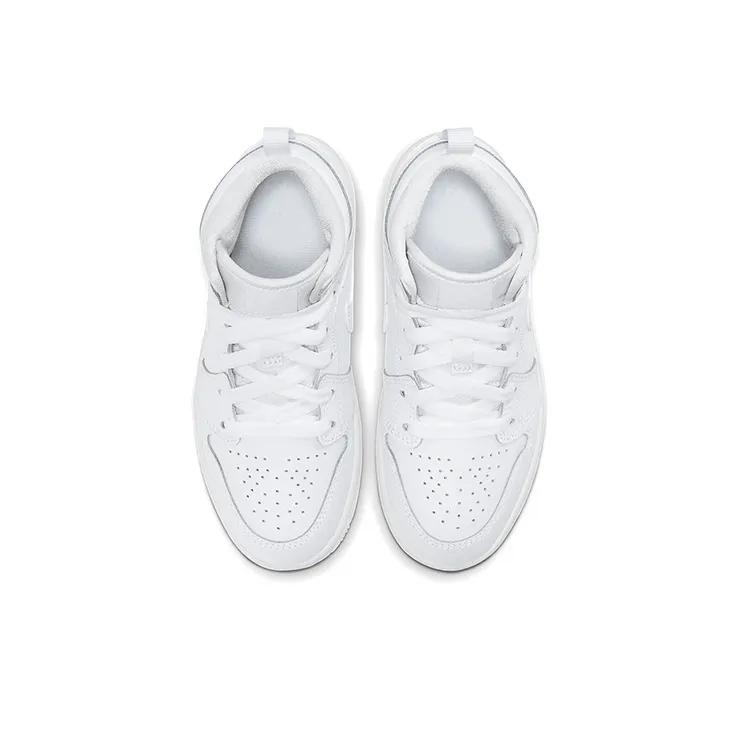 Jordan 1 Mid PS Triple White 2021-3