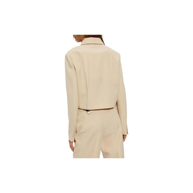 FENDI Twill Cropped Jacket-3