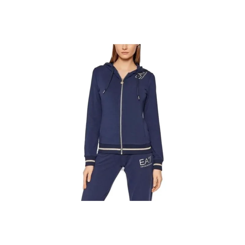 EMPORIO ARMANI EA7 SS23 Casual Suit Women's Marine Blue-1