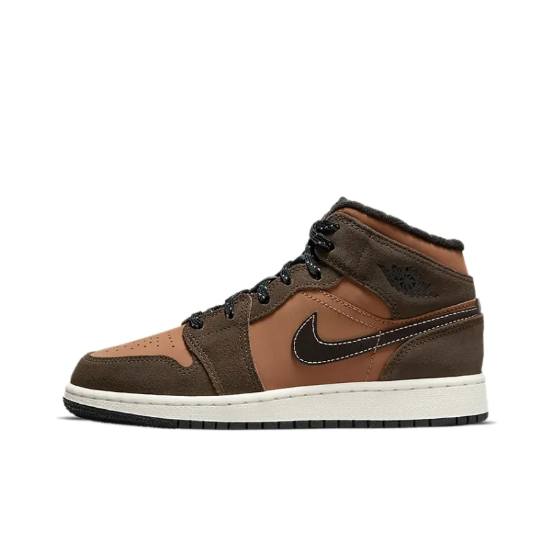 Jordan 1 Mid SE Dark Chocolate GS-0